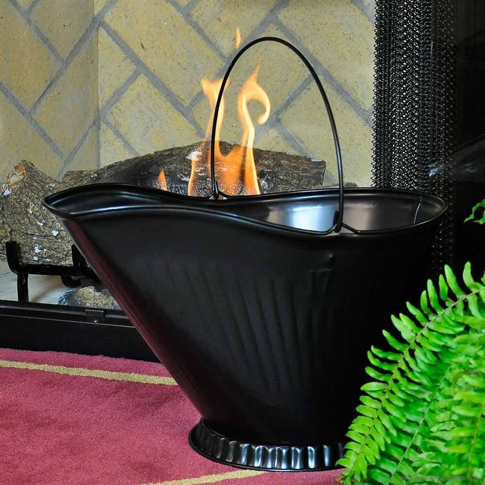 Imperial Mfg Group LT0163 Black Coal Hod for Efficient Storage
