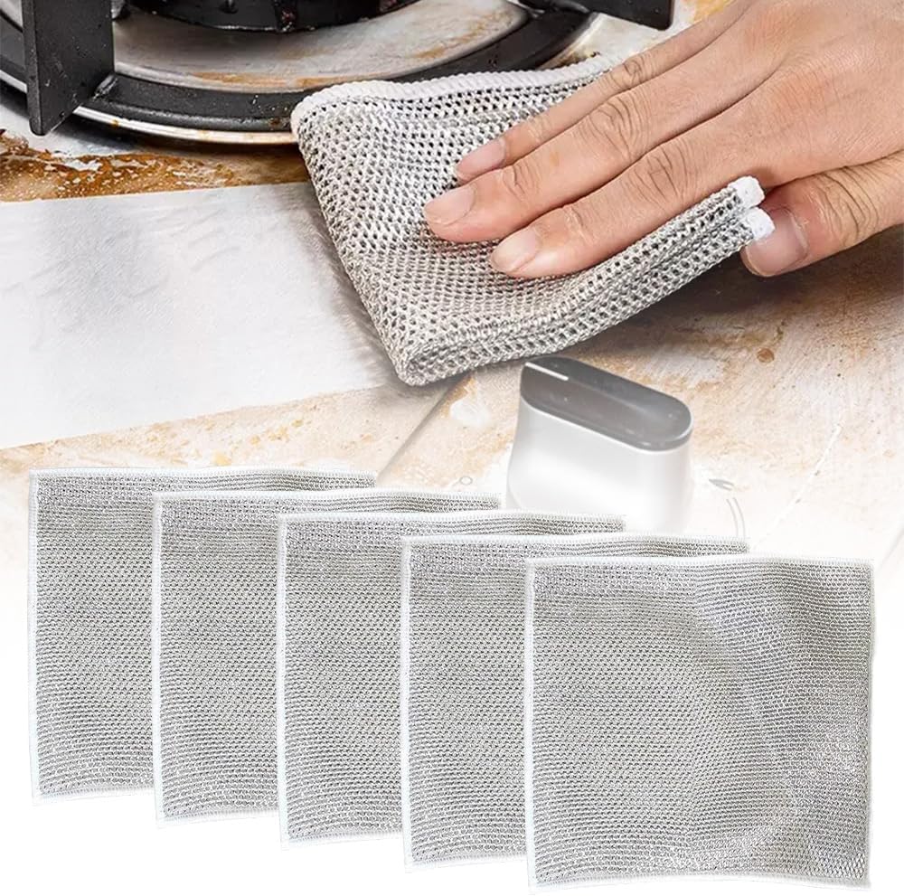 Non-Scratch Wire Dish Cloths ~ Versatile Cleaning