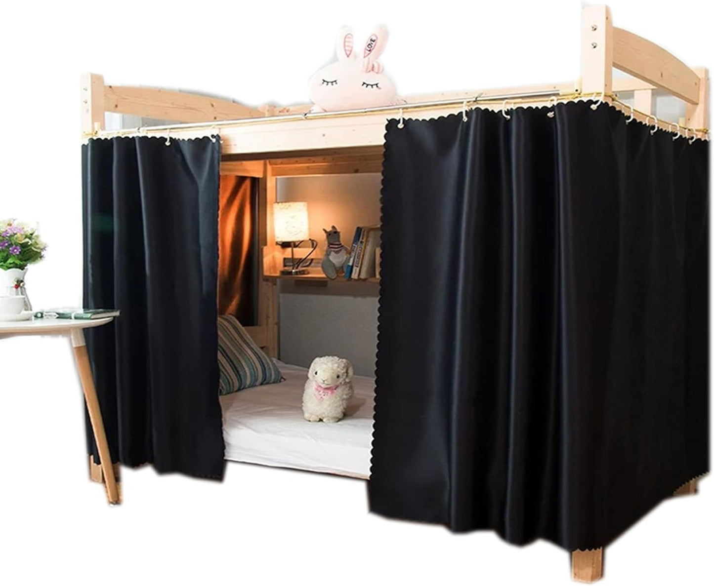 Blackout Bed Curtains - Dorm Essential for Better Sleep