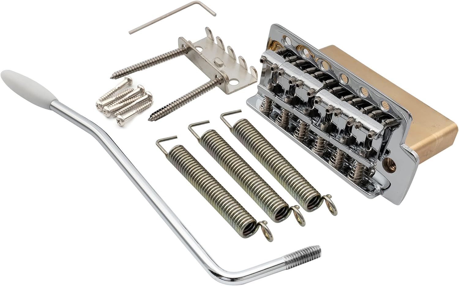 Musiclily Pro 52.5mm Vintage 6-Screw Tremolo Bridge for Strat
