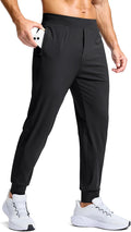 G Gradual Men's Golf Joggers Pants with Zipper Pockets - Stretch