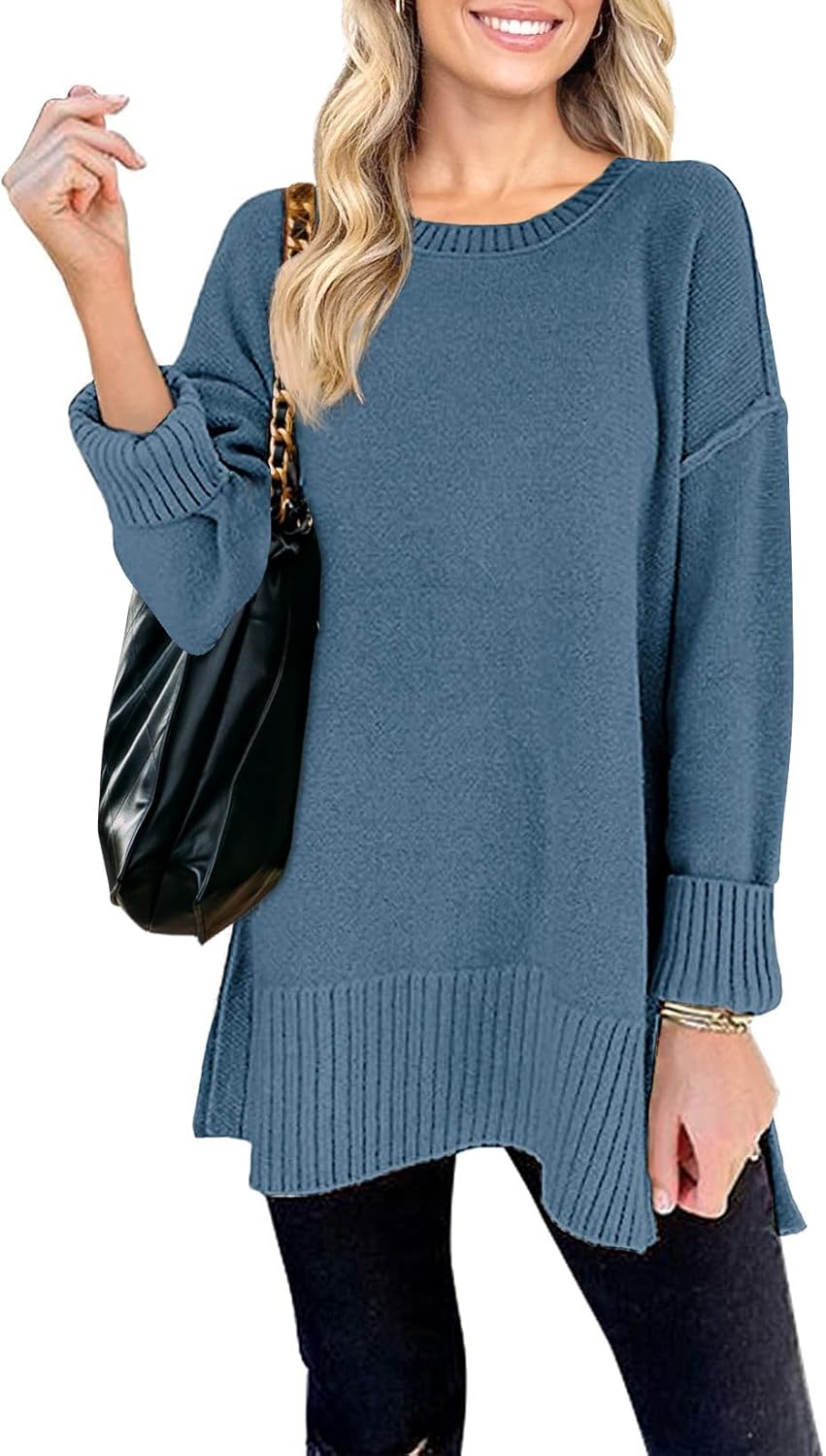 MEROKEETY Women's Oversized Pullover Sweater for Fall 2025