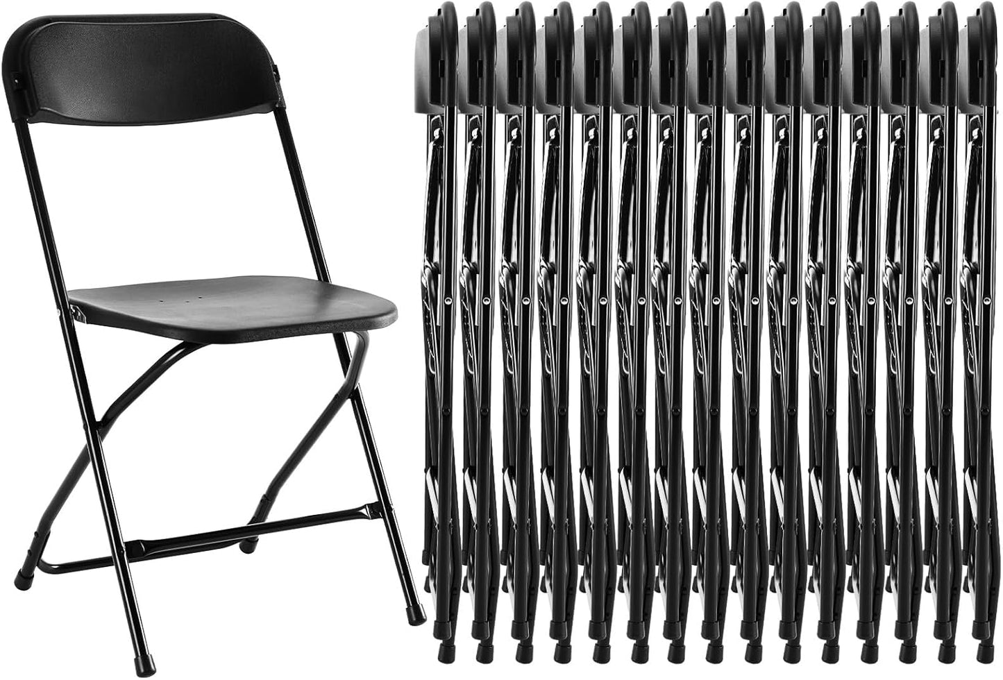 Sweetcrispy Folding Chair 16 Pack for Indoor and Outdoor Use