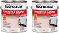 Concrete & Garage Floor Paint and Primer Gallon 2-Pack - Satin Sand
