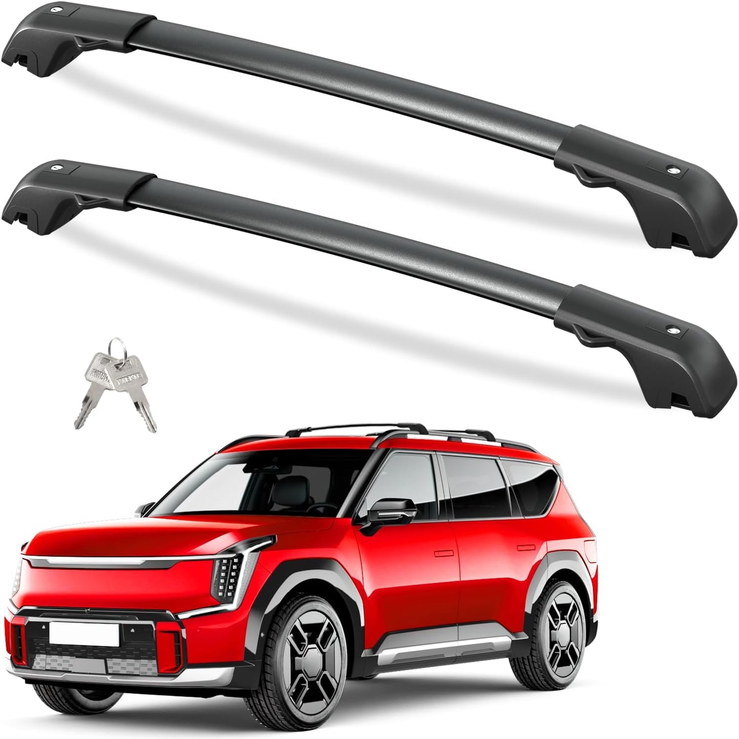 Tuyoung Lockable Roof Rack Cross Bars for KIA EV9 2024 2025