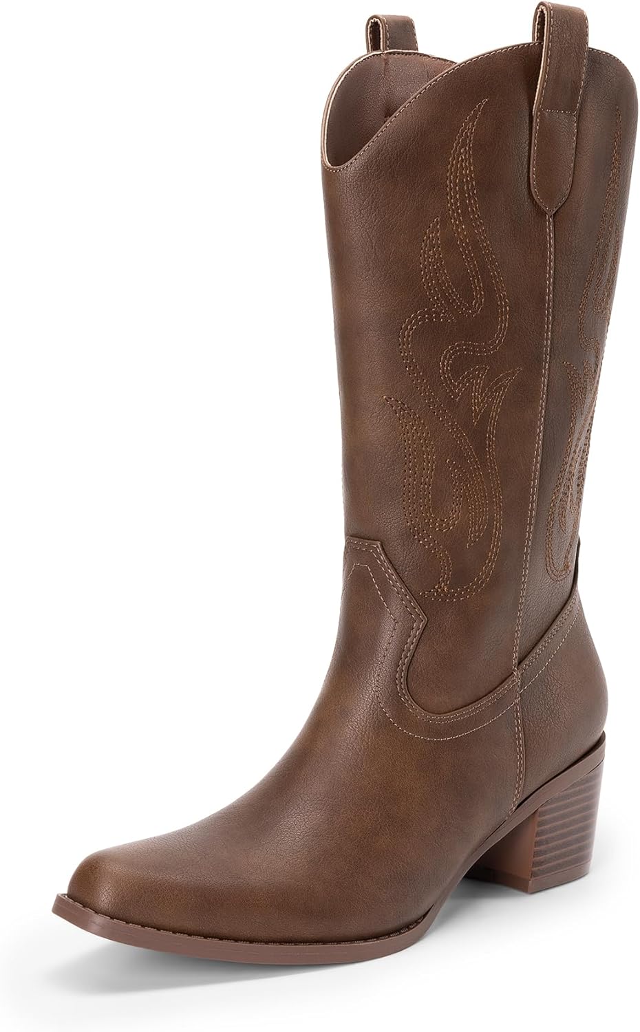 DREAM PAIRS Women's Square Toe Cowboy Boots for Every Occasion