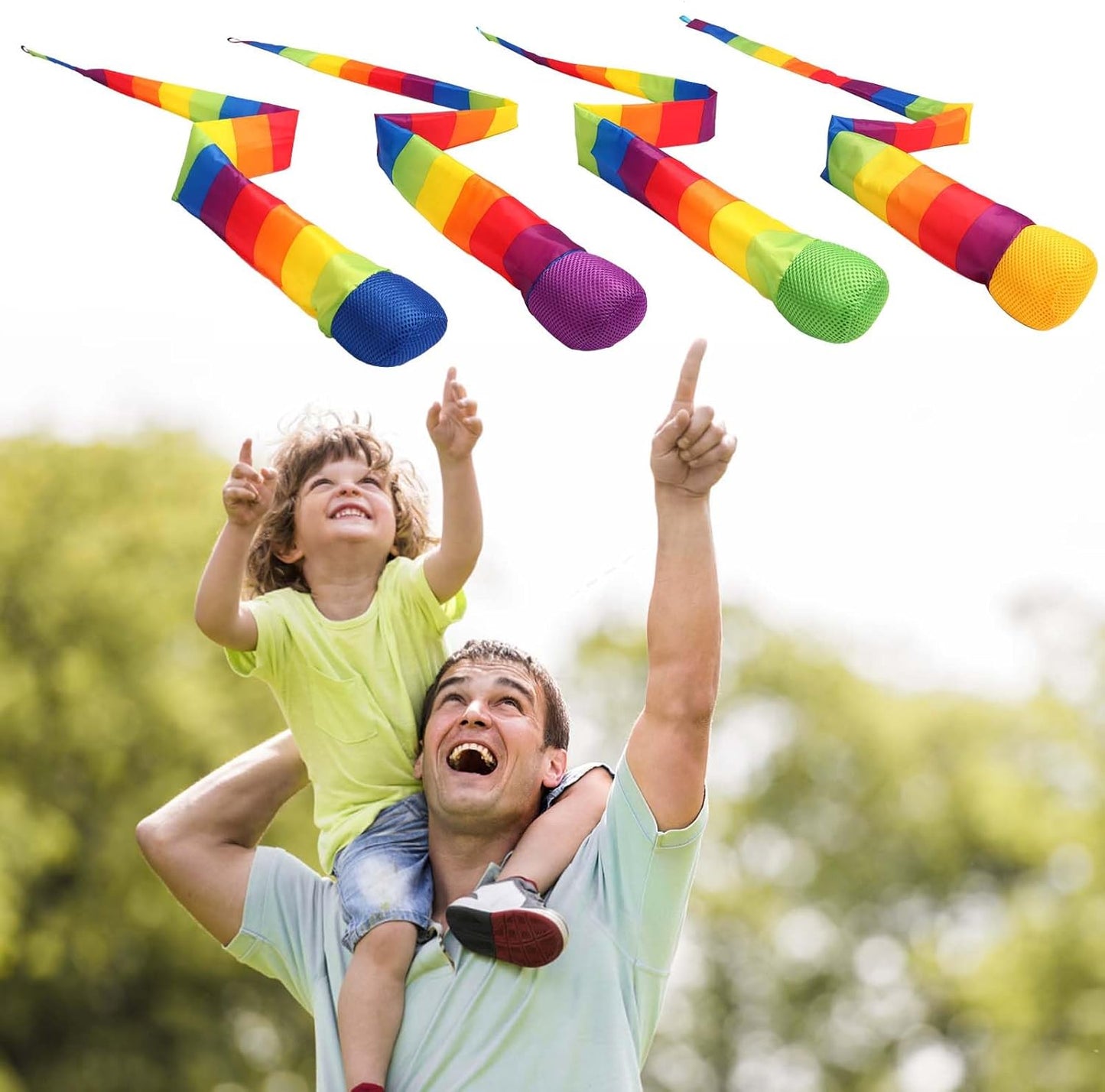 Rainbow Tail Throw & Catch Ball Set - Active Fun!