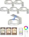 EZVALO Picture Lights for Wall 6-Pack - Rechargeable Magnetic Gallery
