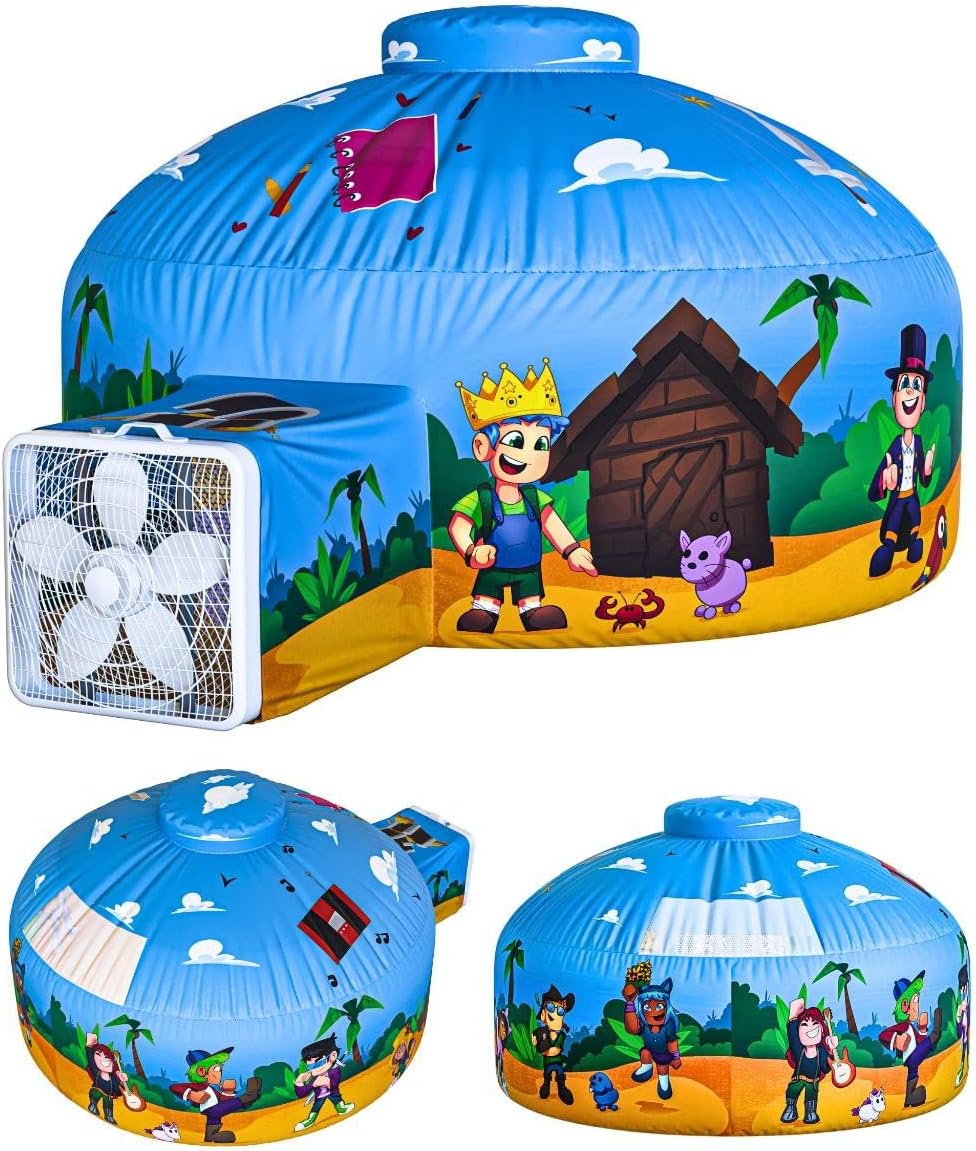 Skywin Blox Style Inflatable Tent: Instant Setup!