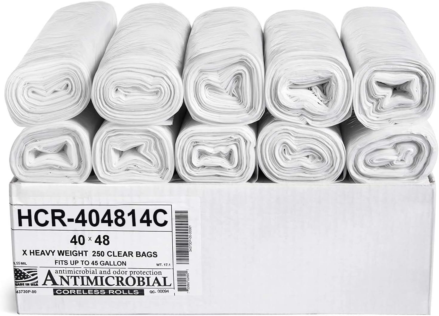 Aluf Plastics 45 Gallon High Density Trash Bags for Every Need