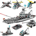 Battleship Building Block Set 6-in-1 Large Cruiser - Detailed Model