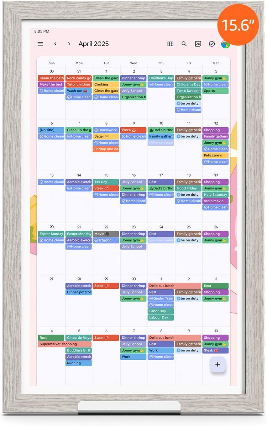 ApoloSign Digital Calendar: Smart Touchscreen Family Organizer