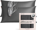 Kitsch Satin Pillowcase Set of 2 for Hair, Skin & Sleep