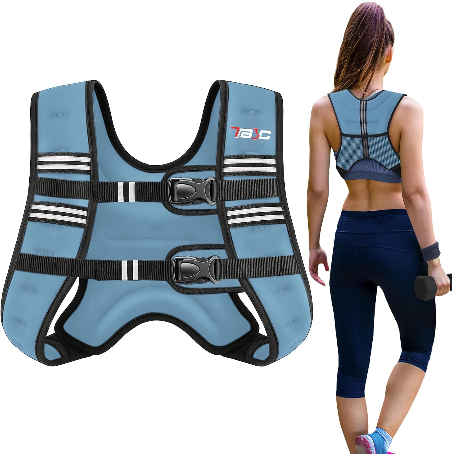 Weighted Vest for Women, 6 LB Fitness Vest for Workouts