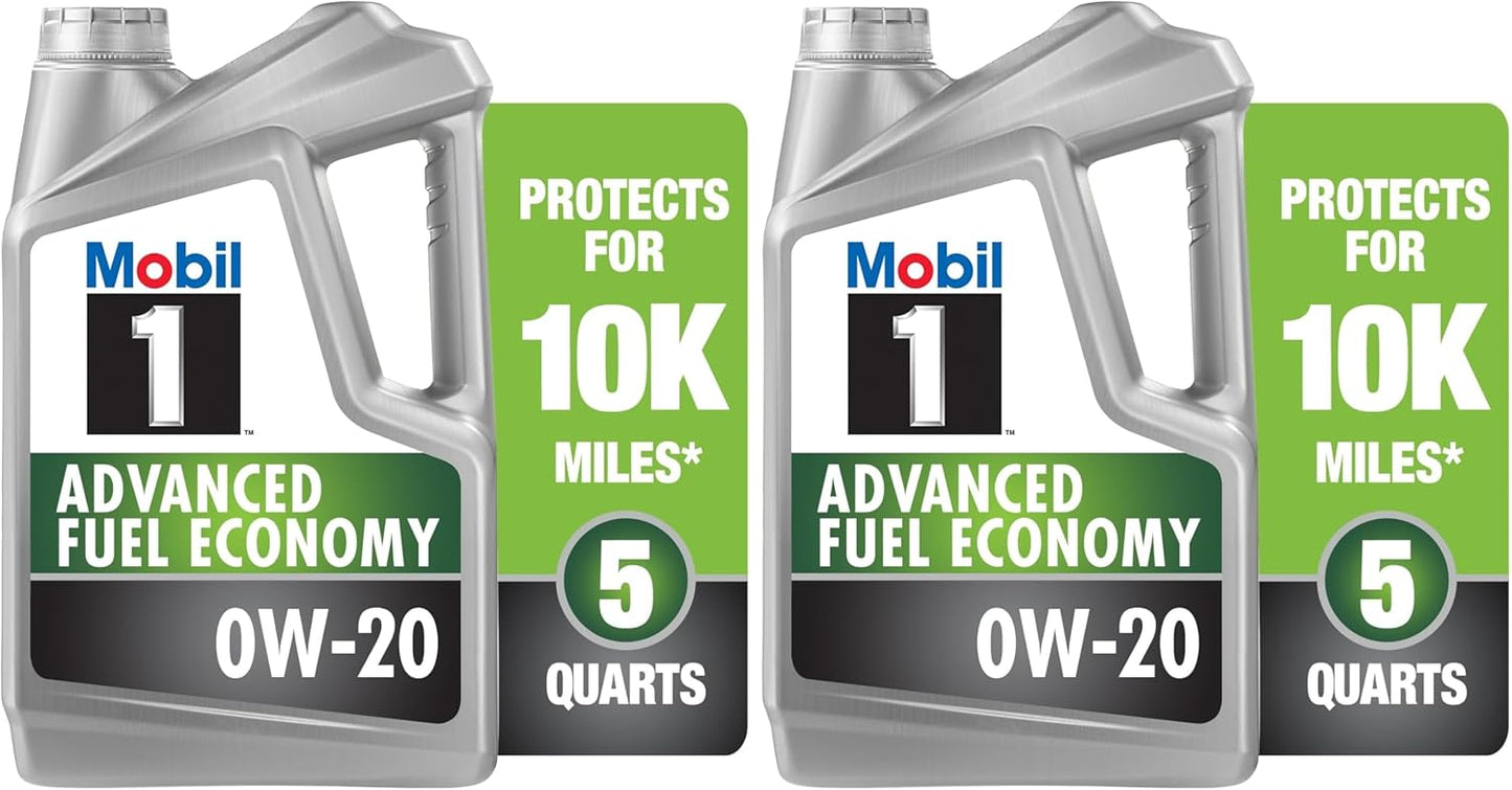 Mobil 1 Advanced Fuel Economy 0W-20 Full Synthetic Motor Oil