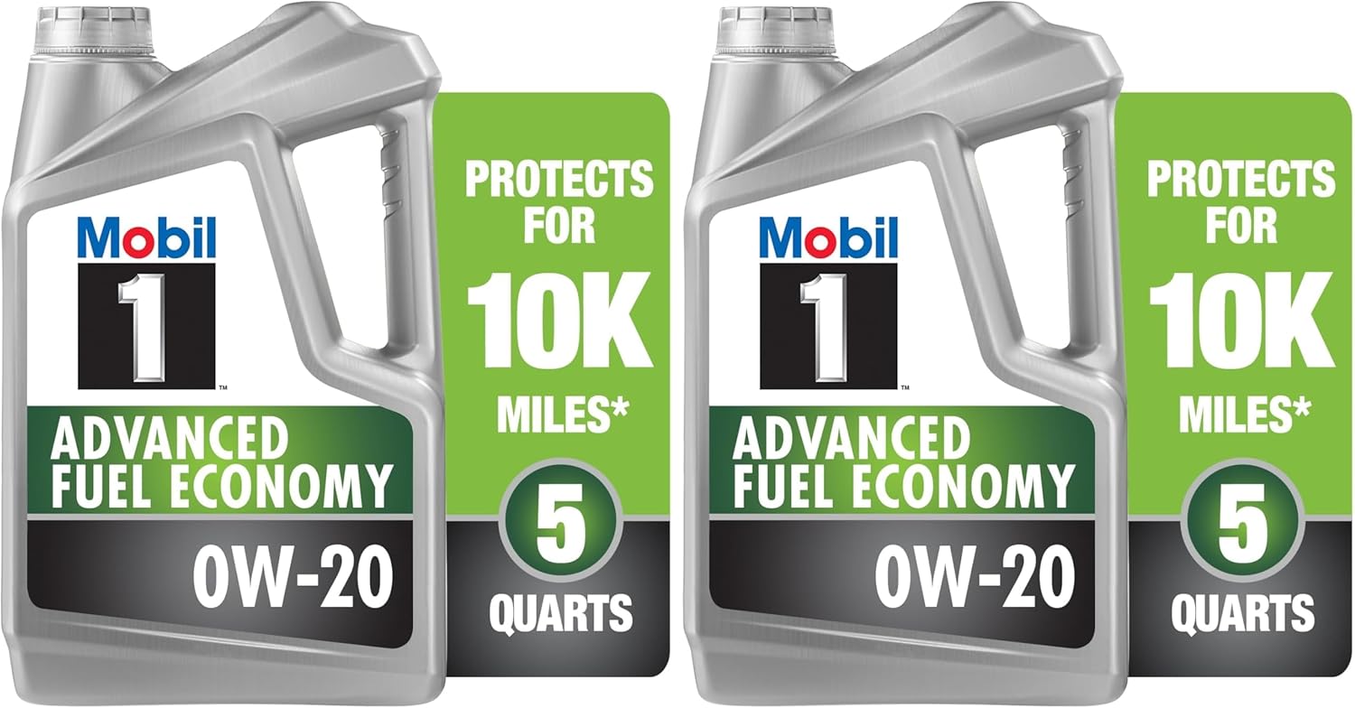 Mobil 1 Advanced Fuel Economy 0W-20 Full Synthetic Motor Oil