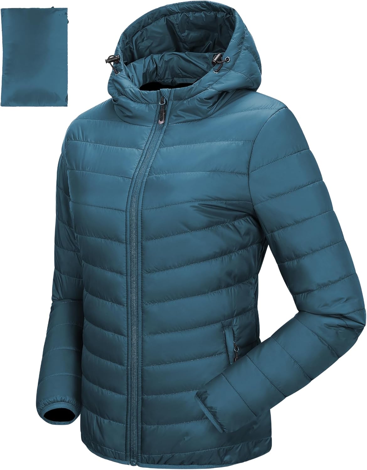 33,000ft Women's Packable Puffer Jacket for Winter Warmth