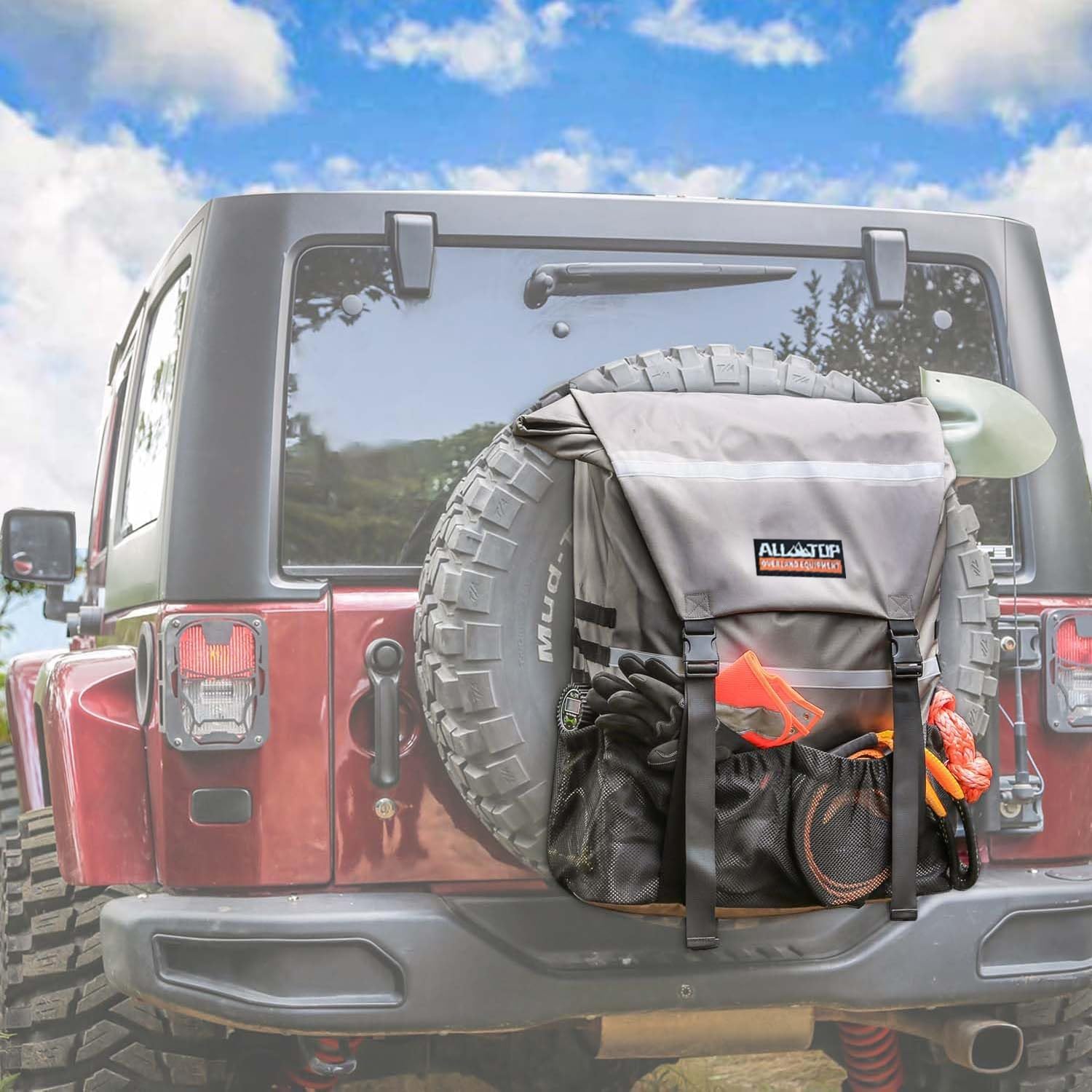 ALL-TOP Spare Tire Trash Bag for Trucks and SUVs 40in