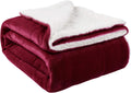 NANPIPER Sherpa Blanket Twin Thick Warm Blanket for Winter