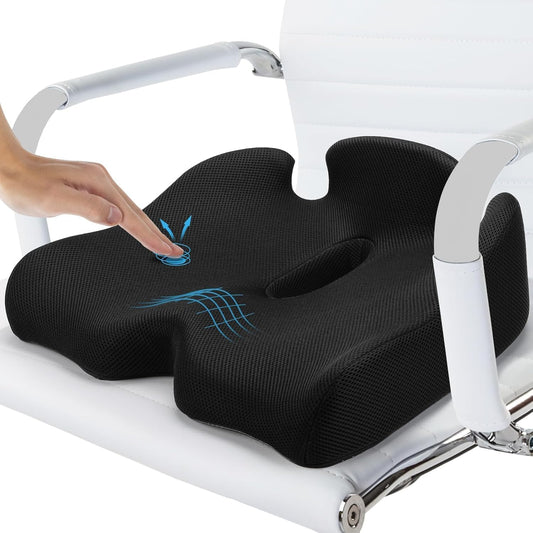 Anqulith Memory Foam Seat Cushion - Pain Relief & Comfort