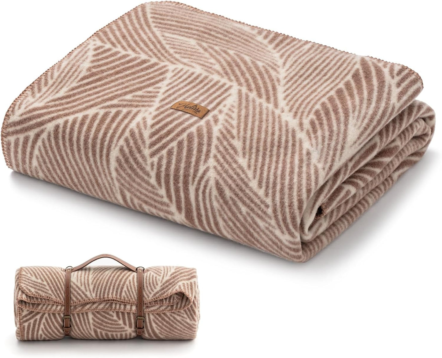 100% Wool Blanket for Camping, Outdoors, and Survival Kits