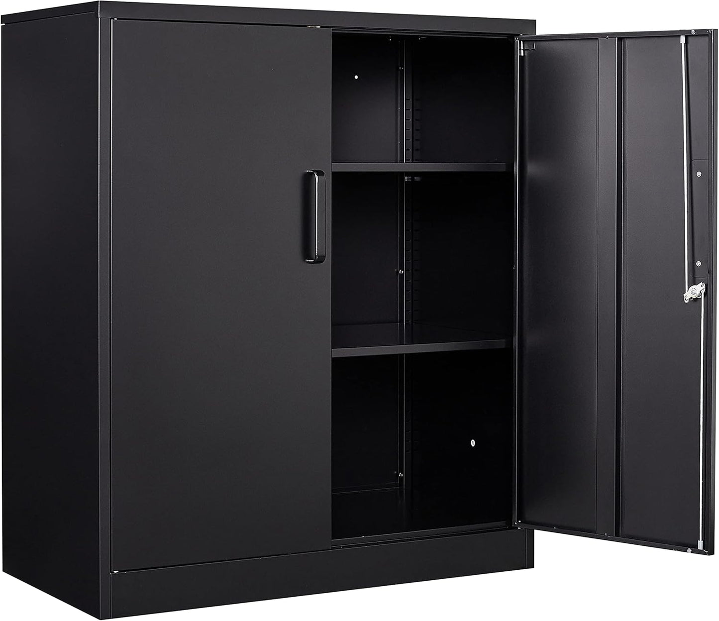 Yizosh Metal Garage Storage Cabinet with Adjustable Shelves