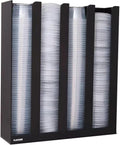 Portion Sauce Cup Lid Organizer 4 Compartments - Counter or Wall Mount