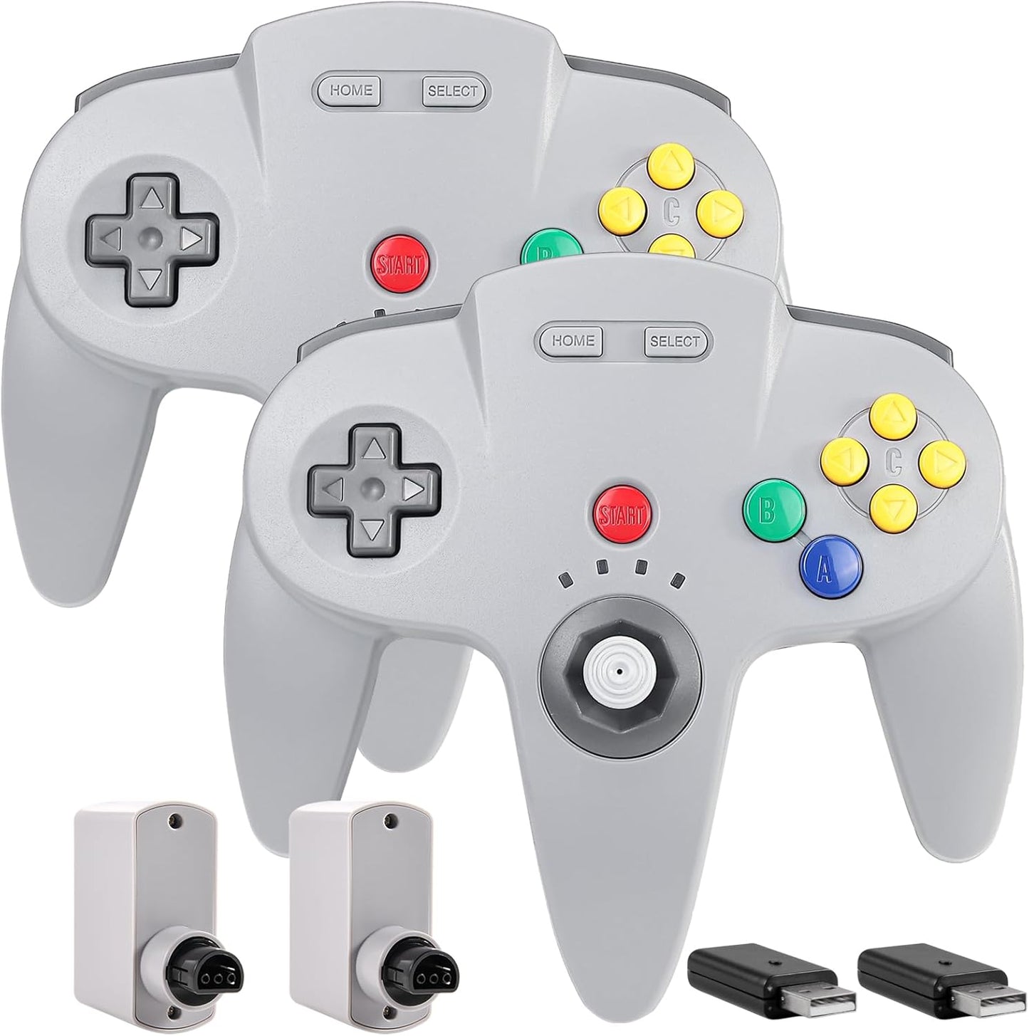 2.4 GHz Wireless N64 Controller for Switch Online Gaming Fun