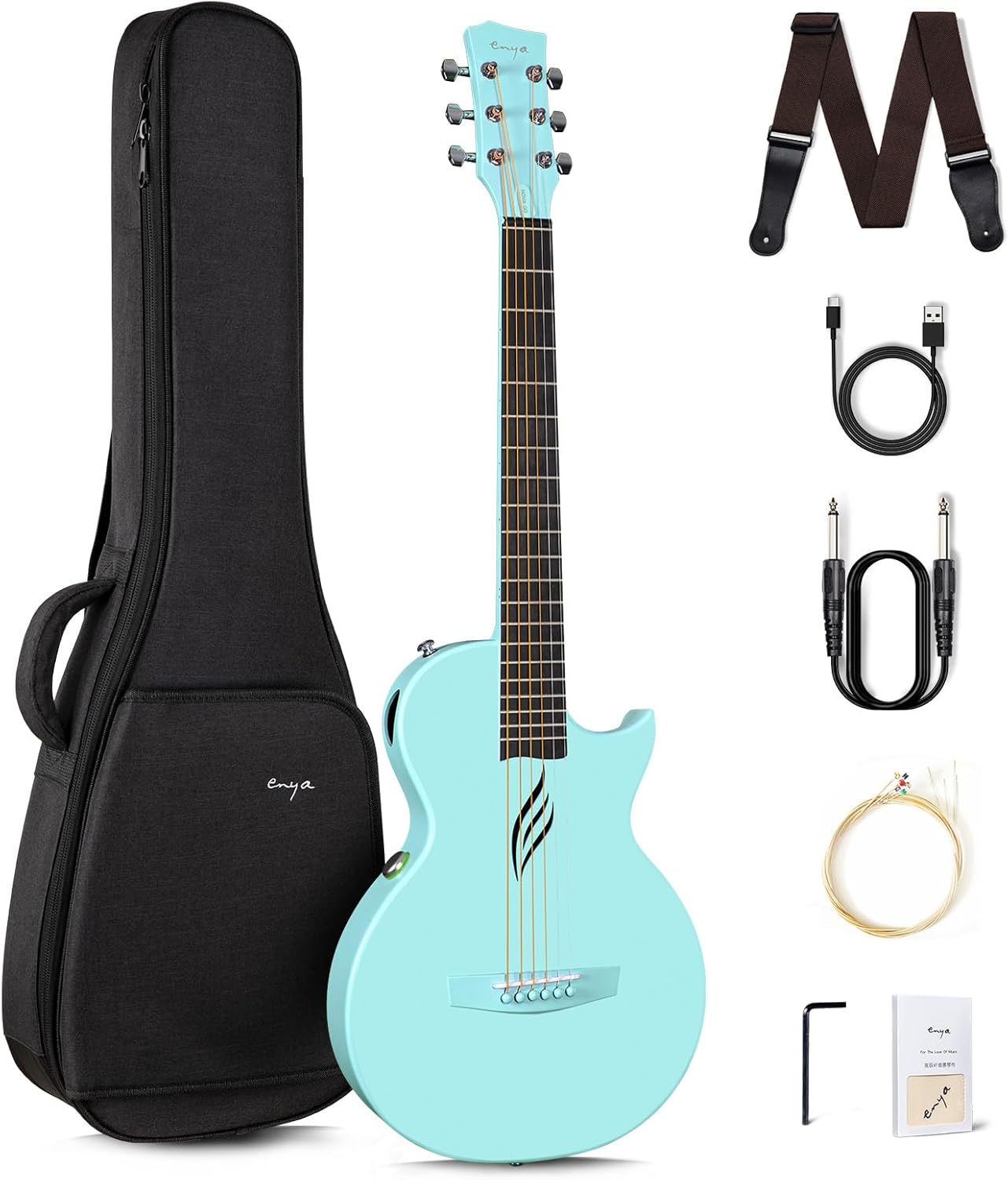Enya NOVA Go SP1 Carbon Fiber Acoustic Electric Guitar