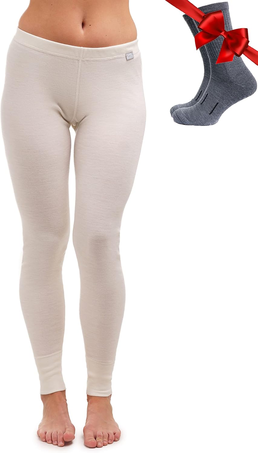 Merino Wool Base Layer Women Pants for Ultimate Comfort