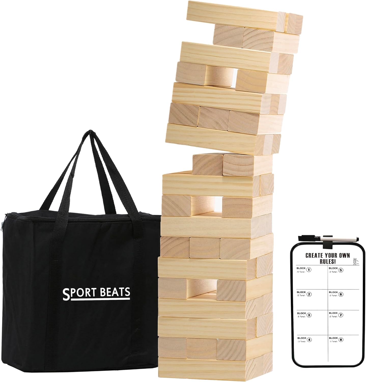SPORT BEATS Medium Tower Game for Outdoor Fun and Challenges