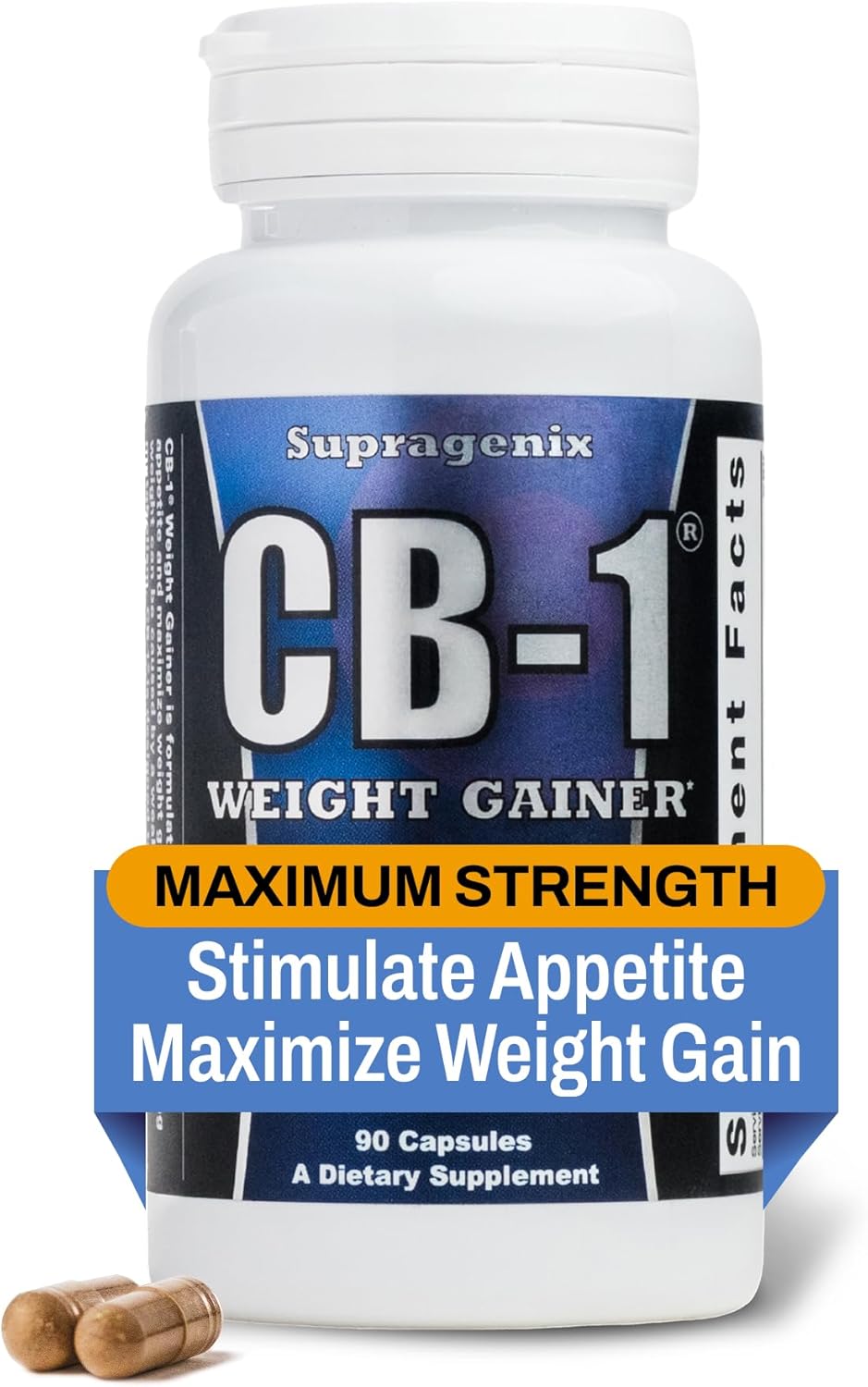 CB-1 Weight Gainer Pills by Supragenix for Mass Gain