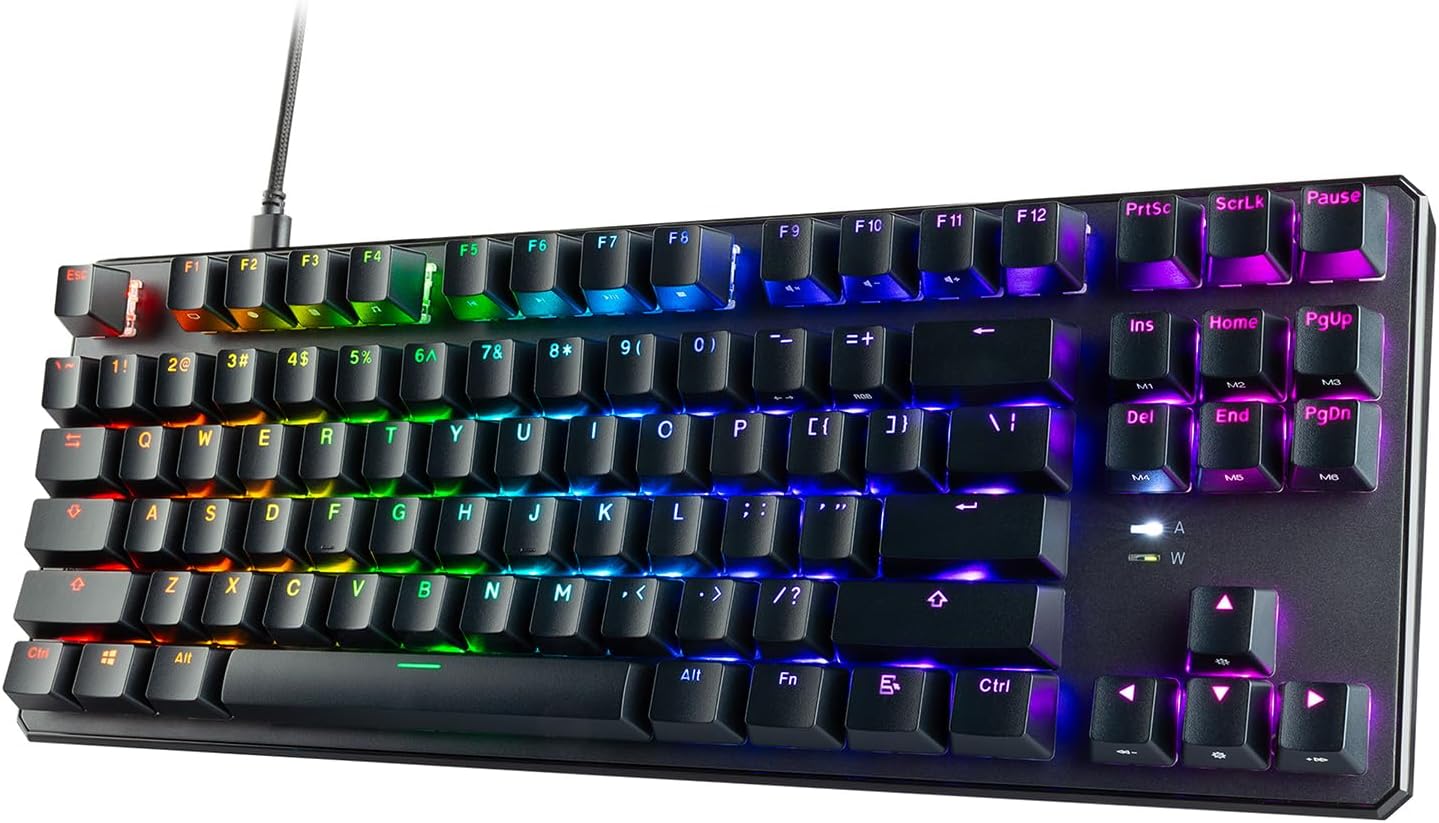 TECWARE Phantom+ 87 Key Mechanical Gaming Keyboard with RGB