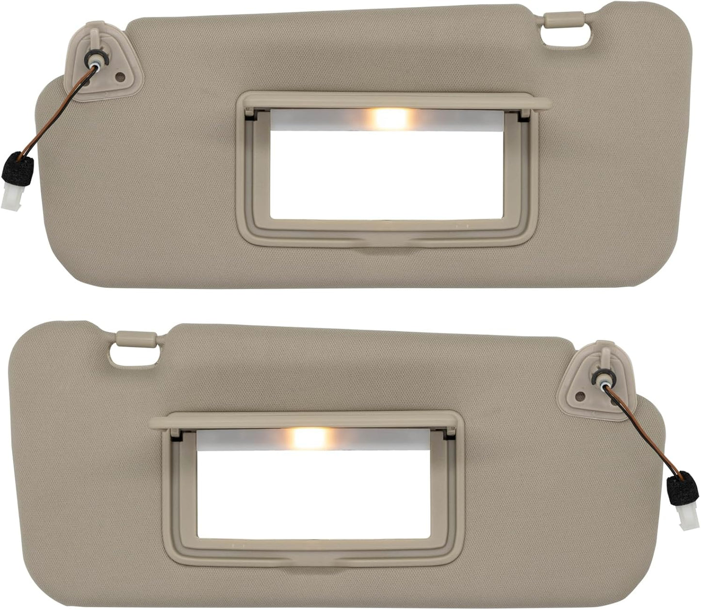 NHILES Driver & Passenger Side Sun Visor Replacement for Nissan