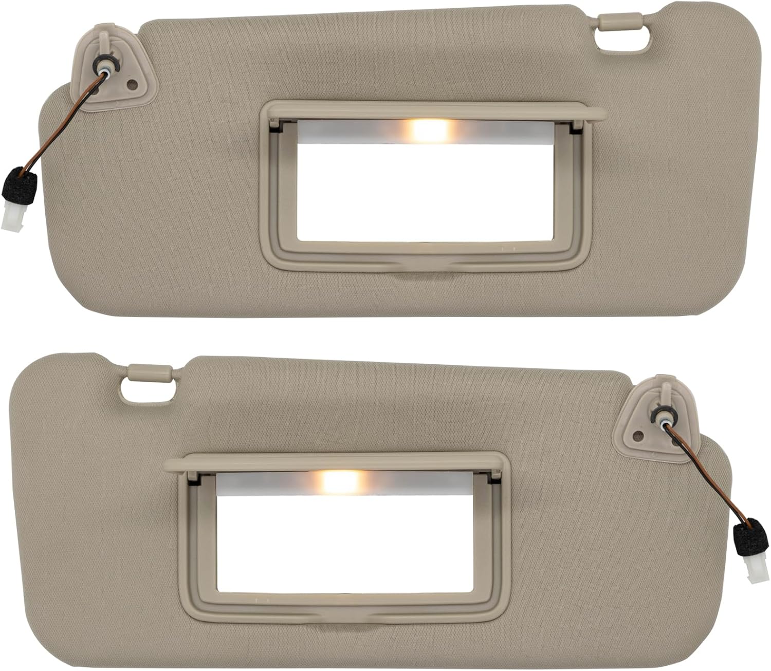 NHILES Driver & Passenger Side Sun Visor Replacement for Nissan