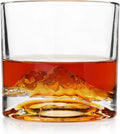 Mount Rainier Heavy Crystal Whiskey Glasses Gift Set for Men