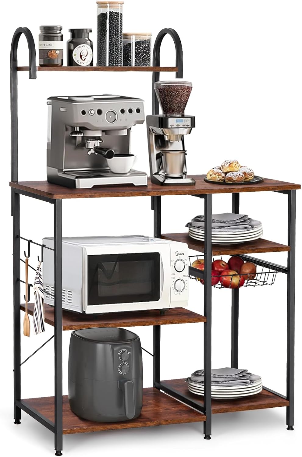 Multifunctional 4-Tier Kitchen Storage Rack by RUNTOP