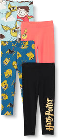 Girls and Toddlers Leggings Multipack - Comfortable Cotton Stretch