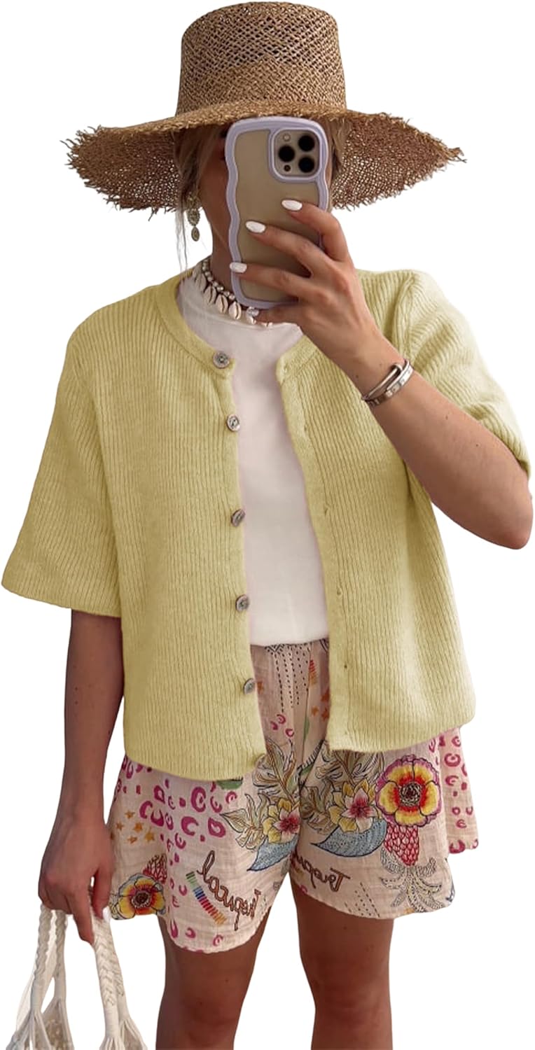 SCUSTY Women's Lightweight Cardigan for Summer Style and Comfort