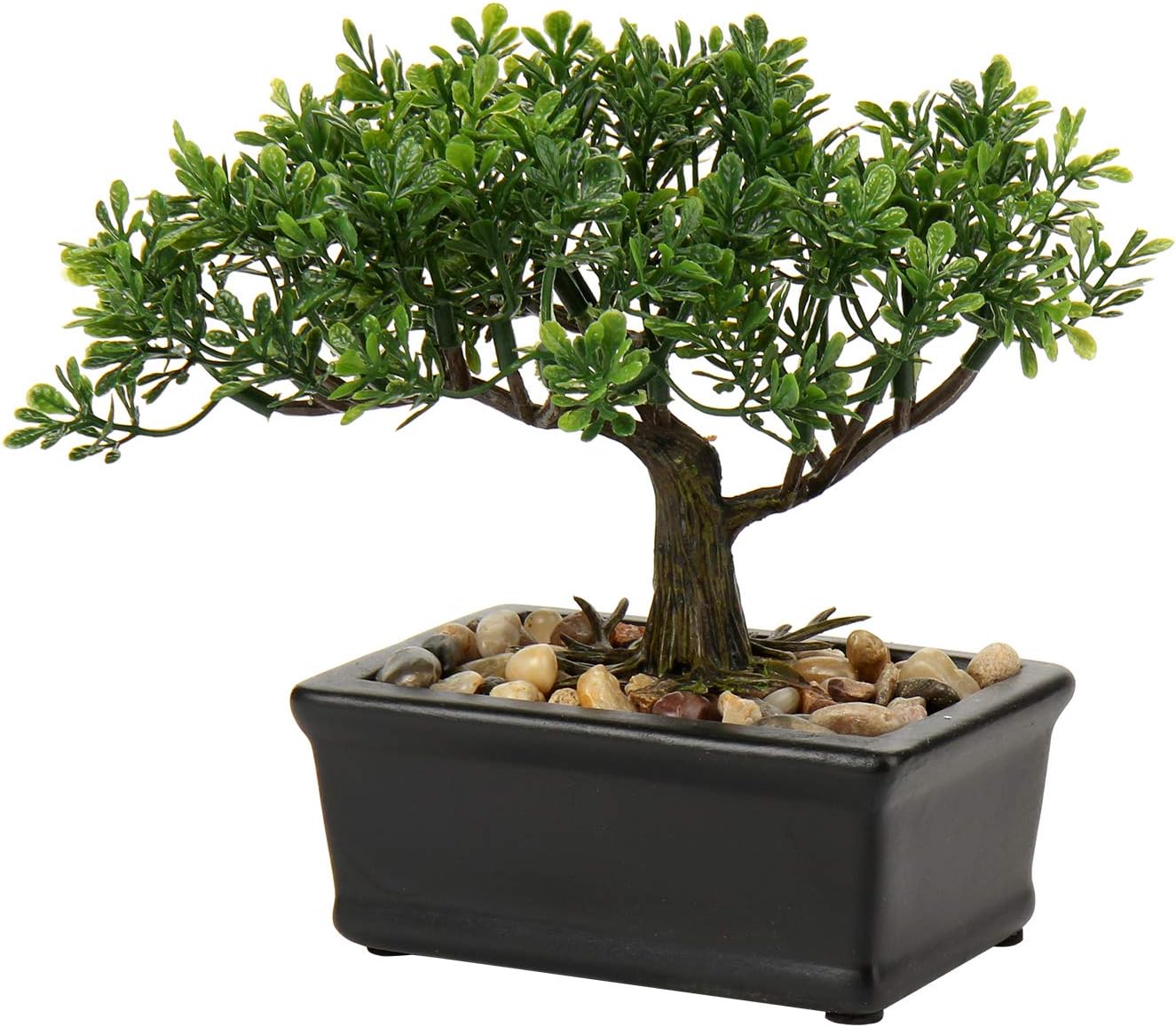 Briful Small Bonsai Tree: Lifelike Faux Juniper for Stylish Home Decor