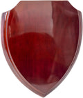 Premium Shield Plaque Wooden Display for Engraving - Rosewood 8 1/4x9