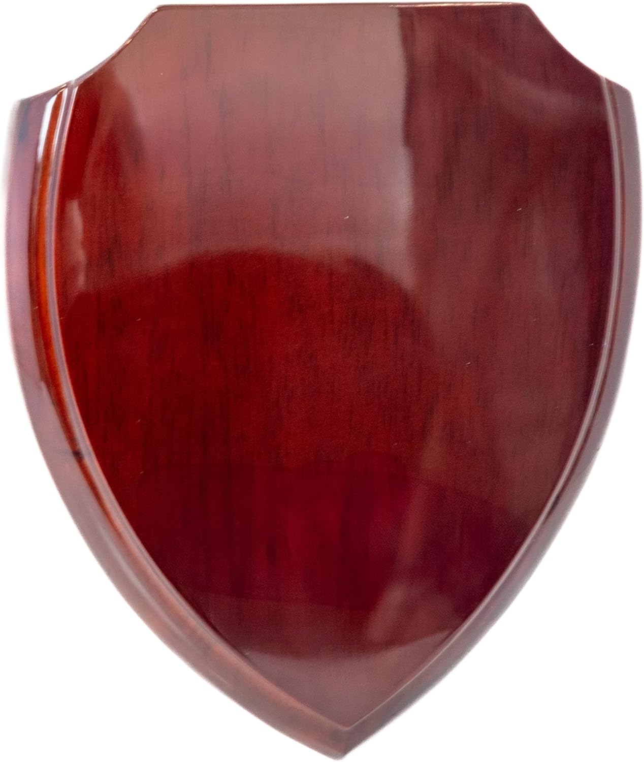 Premium Shield Plaque Wooden Display for Engraving & Crafts