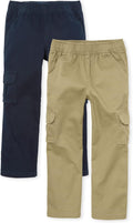 Children's Place Pull On Cargo Pants Multipacks - Adjustable Waist Fit