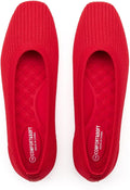Square Toe Flats for Women Comfortable Slip-On Ballet (Style YDR9)