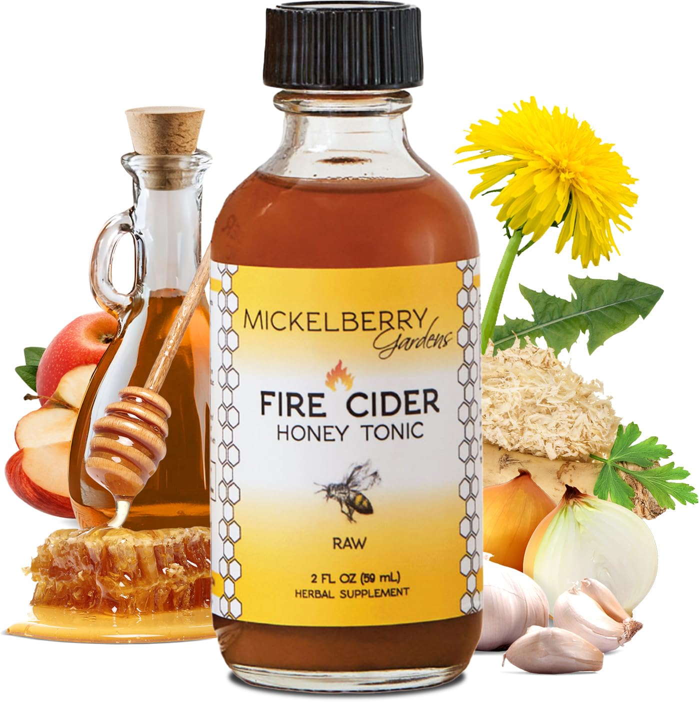 Organic Turmeric Fire Cider - Boost Immunity!