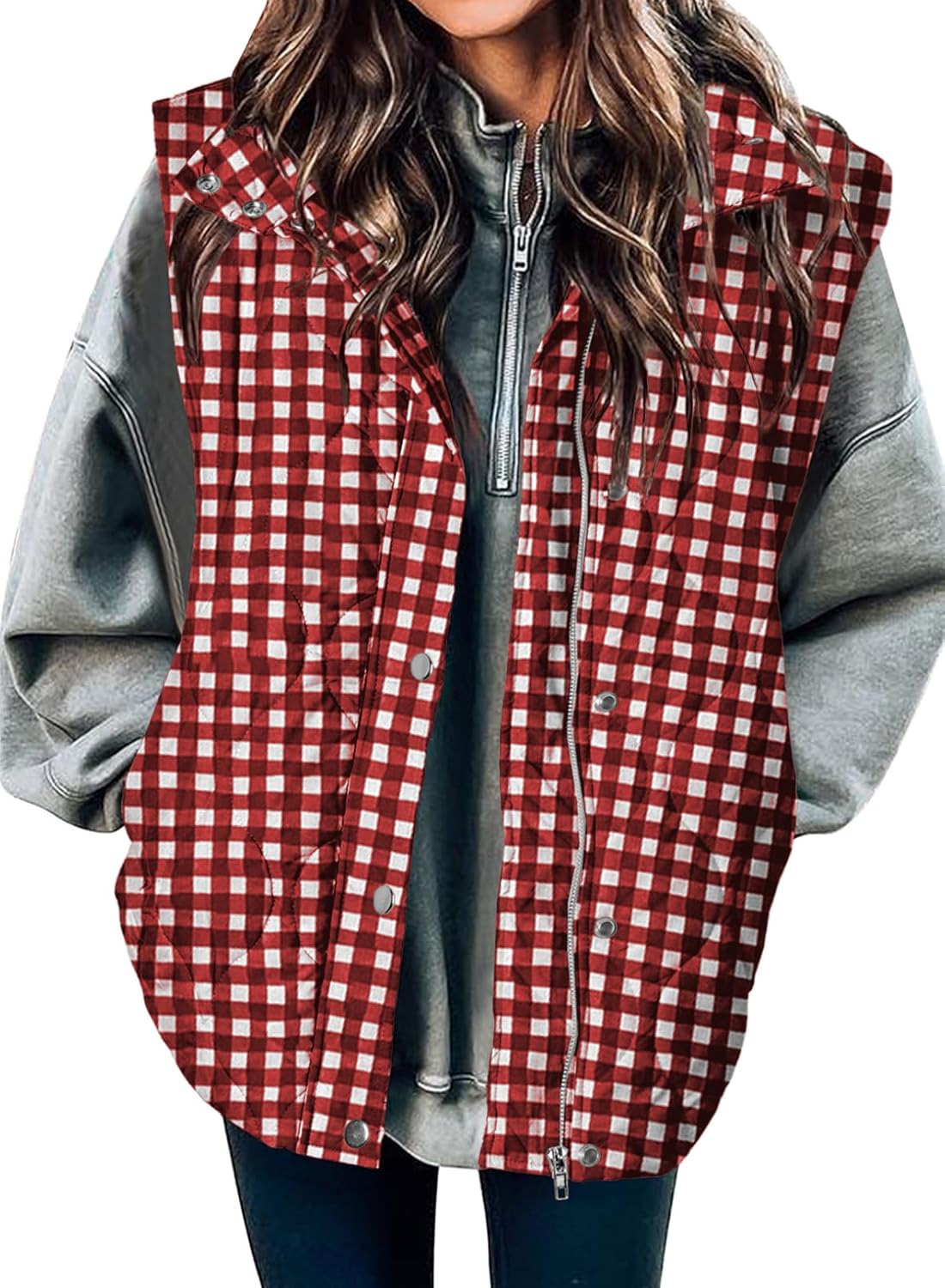 Lightweight Quilted Puffer Vest for Women - Stylish Fall Jacket