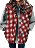 Cropped Puffer Vest Women Lightweight Quilted Stand (Style CX9F)
