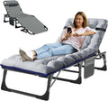 MOPHOTO Folding Chaise Lounge Chair 5-Position - Heavy Duty Outdoor