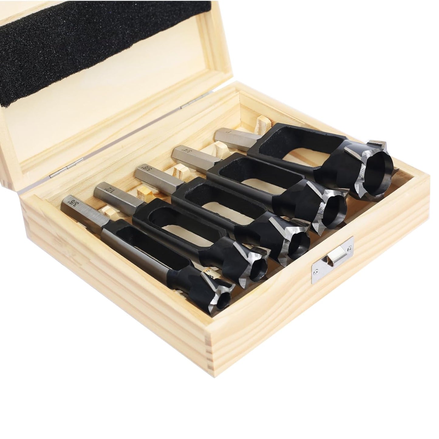 5PCS Wood Plug Cutters Set for Precision Woodworking Projects