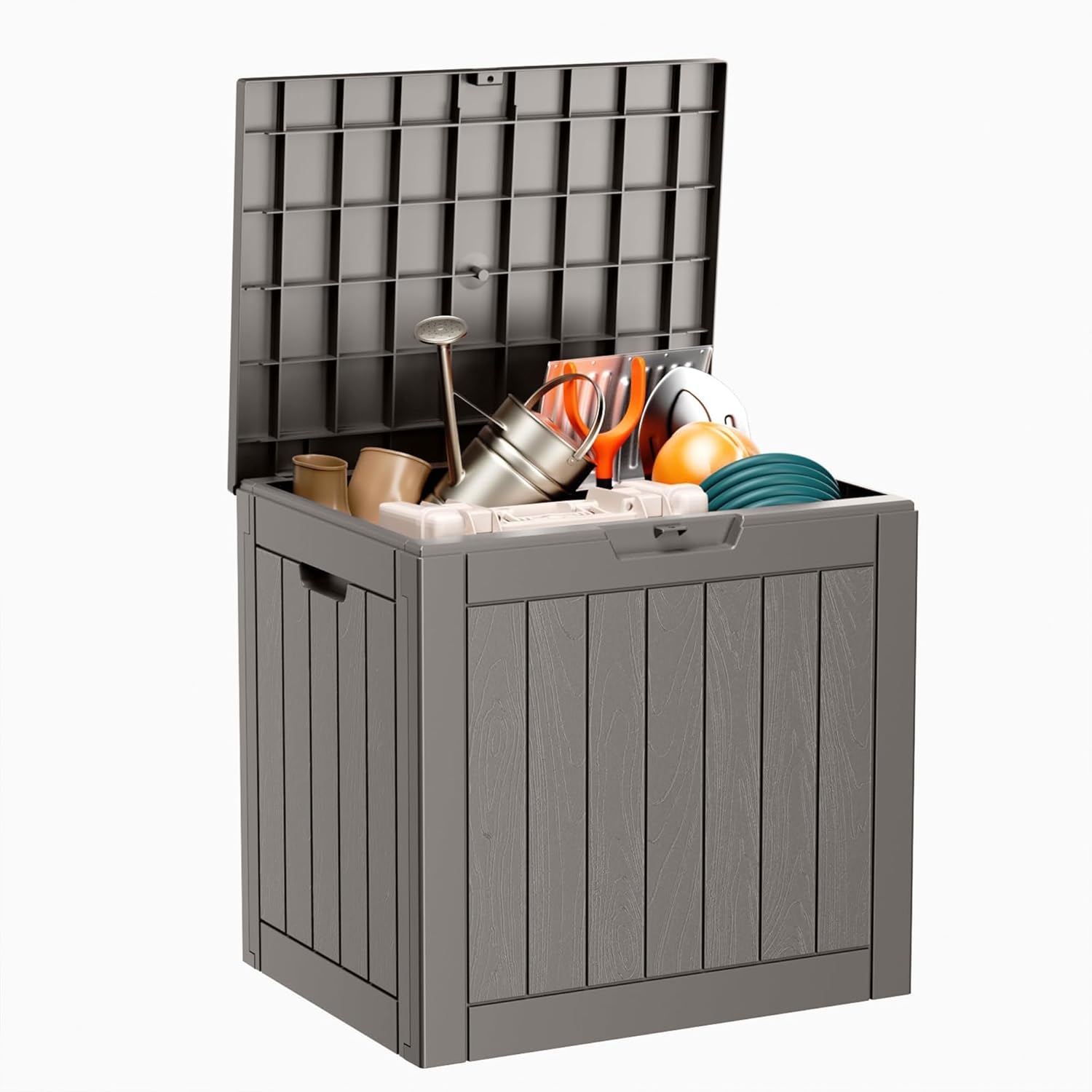 ROJIK Outdoor Storage Housing Deck Box for Garden Tools & More